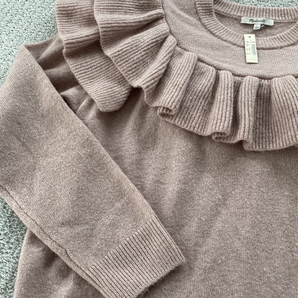 NWT Madewell Ruffle Sweater - Picture 3 of 6
